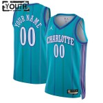 Maillot NBA Charlotte Hornets Personnalisable Jordan 2023-24 Classic Edition Teal Swingman - Enfant